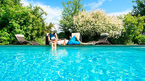 Week-end avec piscine